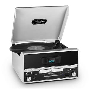 Kompaktanlage mit Plattenspieler - Auna RTT 1922 Vintage Hifi Anlage Retro
