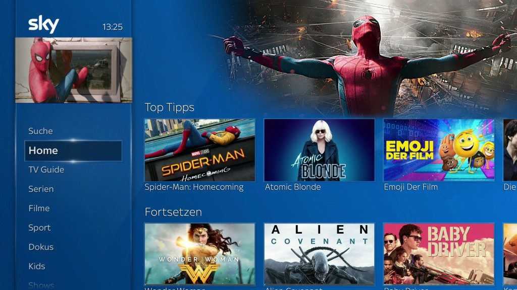 sky q auf dem apple tv