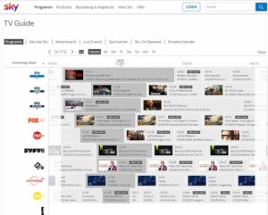 Sky Programm für Film- und Serien-Fans mit dem TV Guide - Computerdigital
