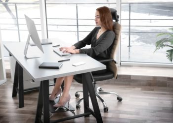 Ergonomisch richtige Sitzhaltung am Pc