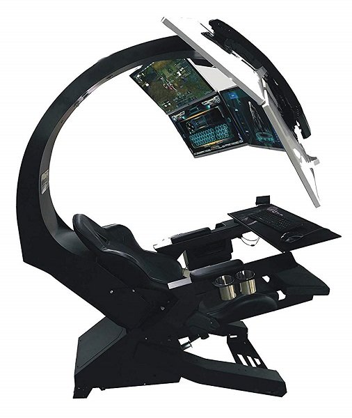 Imperator Works IW-320 Gaming Stuhl mit Monitor